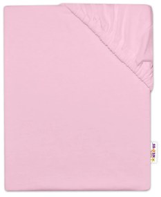 Baby Nellys Gyermek mez lepedő - Szent rózsaszín 120x60