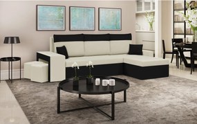 NEVADA Kinyitható sarokkanapé Krém