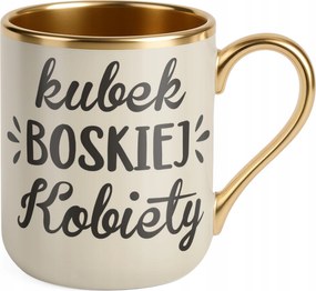 Prémium Bögre Arany Ekrü Nőnap Vicces Ajándék Nőknek