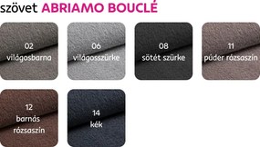 Fotel, szürkésbarna Taupe/fekete, PRESO