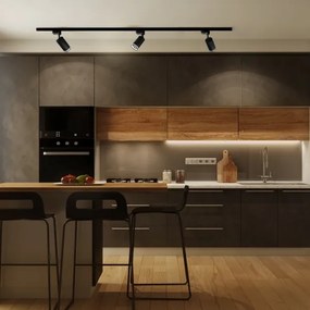 Spotlámpa sínrendszerhez PÁRIZS 3xGU10/10W/230V + 1 m sín rendszer