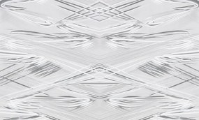 Tapéta Geometrikus Mintás Árnyalat Világos Szürke Flizelina 10,05 m x 106,00 cm