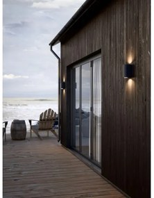 Nordlux - CANTO kültéri fali lámpatest 2xGU10/28W/230V IP44 fekete