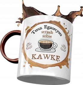 Bordó bögre az ördögűzőnek, fényképes nyomott mintás kávéval