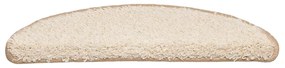 30 db krémszínű lépcsőszőnyeg 56x17x3 cm