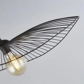 Searchlight 88550BK - Csillár zsinóron WAVE 1xE27/60W/230V fekete