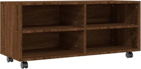 vidaXL barna tölgyszínű szerelt fa TV-szekrény 90x35x35 cm