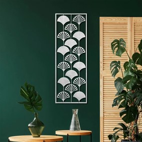 Fém fali dekoráció 32x90 cm Gingko – Wallity
