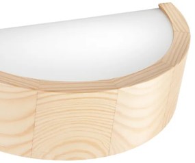 Fali lámpa NATURAL 1xE27/60W/230V fenyő