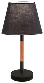 Viokef VILLY asztali lámpa, fekete, E27 foglalattal, VIO-4188101