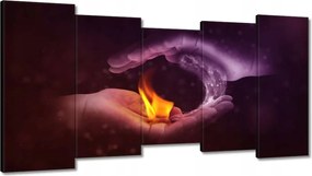 Festmények 150x80 Mint a tűz és a víz