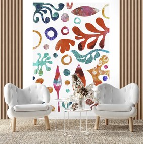 Gario Fotótapéta Színes absztrakt levelek - Andrea Haase Anyag: Vlies, Méret: 150 x 210 cm