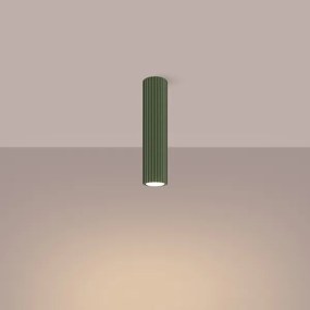 Sollux SL.1608 - Spotlámpa KARBON 1xGU10/10W/230V 30 cm zöld