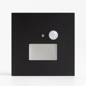 LED lépcsővilágító lámpatest mozgásérzékelővel LED/1,5W/230V 3000/4000/6000K fekete