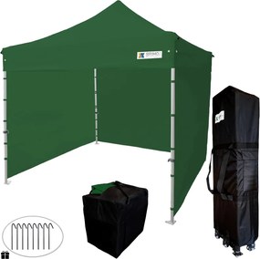 Árusító sátor 3x3m - Zöld