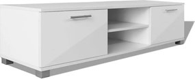 vidaXL magasfényű fehér TV-szekrény 120 x 40,5 x 35 cm