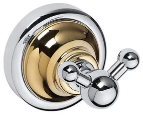 Kampó 6,5x6,5 cm ezüst/arany