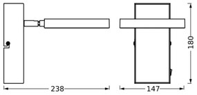 Ledvance -LED Fali spotlámpa DECOR SATURN LED/11W/230V 3000/4200/6500K