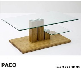 PACO Tölgy Dohányzóasztal 110x70cm