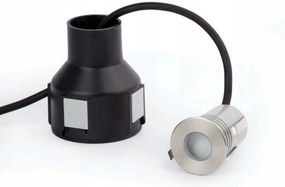 Faro Crosby süllyesztett kültéri Led lámpatest, szürke, meleg fehér, IP67, 1W