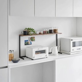 Fehér-natúr színű fa kiegészítő polc 28,5x8,5 cm Tower – YAMAZAKI