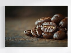 Canvas Vászonkép Kávébab Arabica Robusta Makro Ital Cafe 60x40