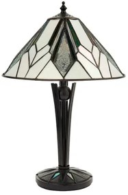 Endon 70365 - Tiffany ASTORIA asztali lámpa 1xE14/40W/230V, átm. 30 cm
