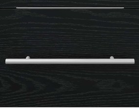 vidaXL Mosdókagyló szekrény Fekete tölgy 38,5 x 41 x 48 cm Faanyag