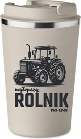 Prémium Termo Bögre bézs ajándék Traktor Gazdálkodóknak KT_455_b