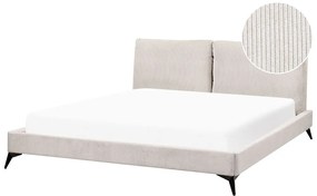 Franciaágy 180 cm Mellody (világos bézs) (ágyráccsal). 1081354