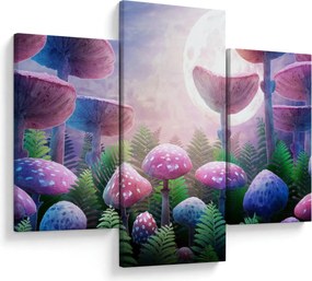 Kép - Gomba teliholdkor, grafika (90x60 cm)
