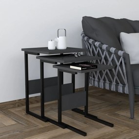 Sali Black kisasztal szett, 3 db