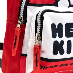 Hello Kitty Red hátizsák, táska 23 cm