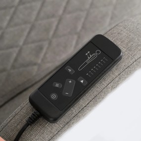 GIORGIO forgó masszázsfotel, szürke