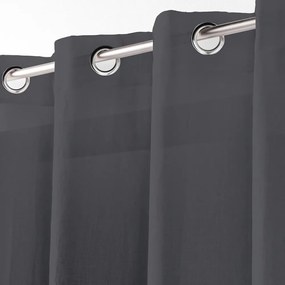 Antracitszürke fényáteresztő függöny 140x280 cm Telma – douceur d'intérieur