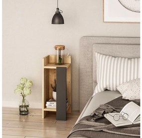 Éjjeli szekrényke ELOS 60x25 cm barna/antracit