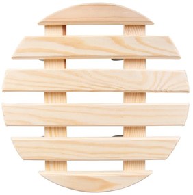 Fa gurulós virágállvány ø 29 cm (magasság 8 cm) Indoor &amp; Outdoor – Esschert Design