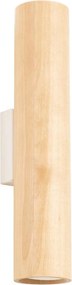 Sollux SL.1878 - Fali lámpa LINO 2xGU10/10W/230V bükk