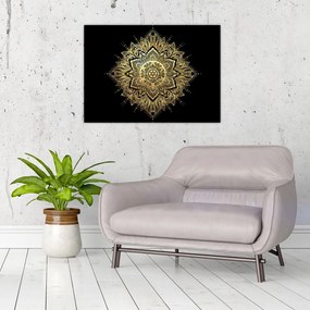 Kép - Mandala gazdagság (üvegen) (70x50 cm)