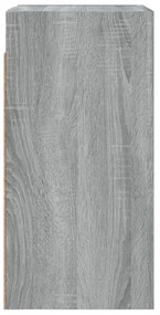 szürke sonoma színű szerelt fa TV-szekrény 30,5 x 30 x 60 cm