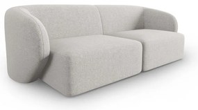 Világosszürke zsenília kanapé 188 cm Paolo – Milo Casa