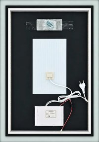 IREDA Fürdőszobatükör LED világítással 60 x 80 cm
