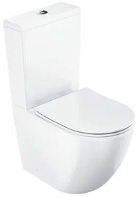 Ravak Optima vario kombinált wc softclose ülőkével, lefolyóval X01870