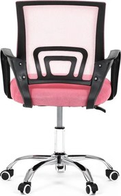 Gyerek forgószék hintamechanikával, rózsaszín hálós kivitelben KA-L103 PINK