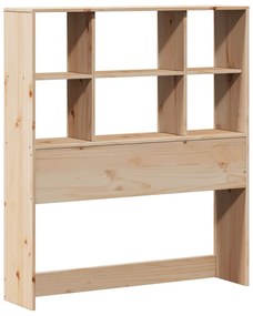 tömör fenyőfa könyvespolcos ágy matrac nélkül 90 x 200 cm