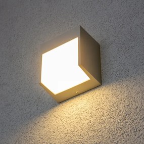Brilagi - LED Kültéri fali lámpa TERNI LED/12W/230V szürke IP44