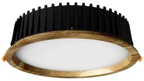 APLED - LED Lámpa RONDO WOODLINE LED/18W/230V 4000K átm. 26 cm kőris tömör fa