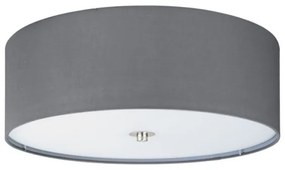 Eglo 55277 - PASTERI mennyezeti lámpa, 3×E27/25W/230V, átm. 47,5 cm, szürke