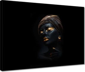 Vászonkép 40x30 Arany smink