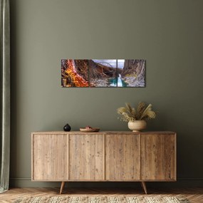 Kép - Studlagil kanyon (órával) (90x30 cm)